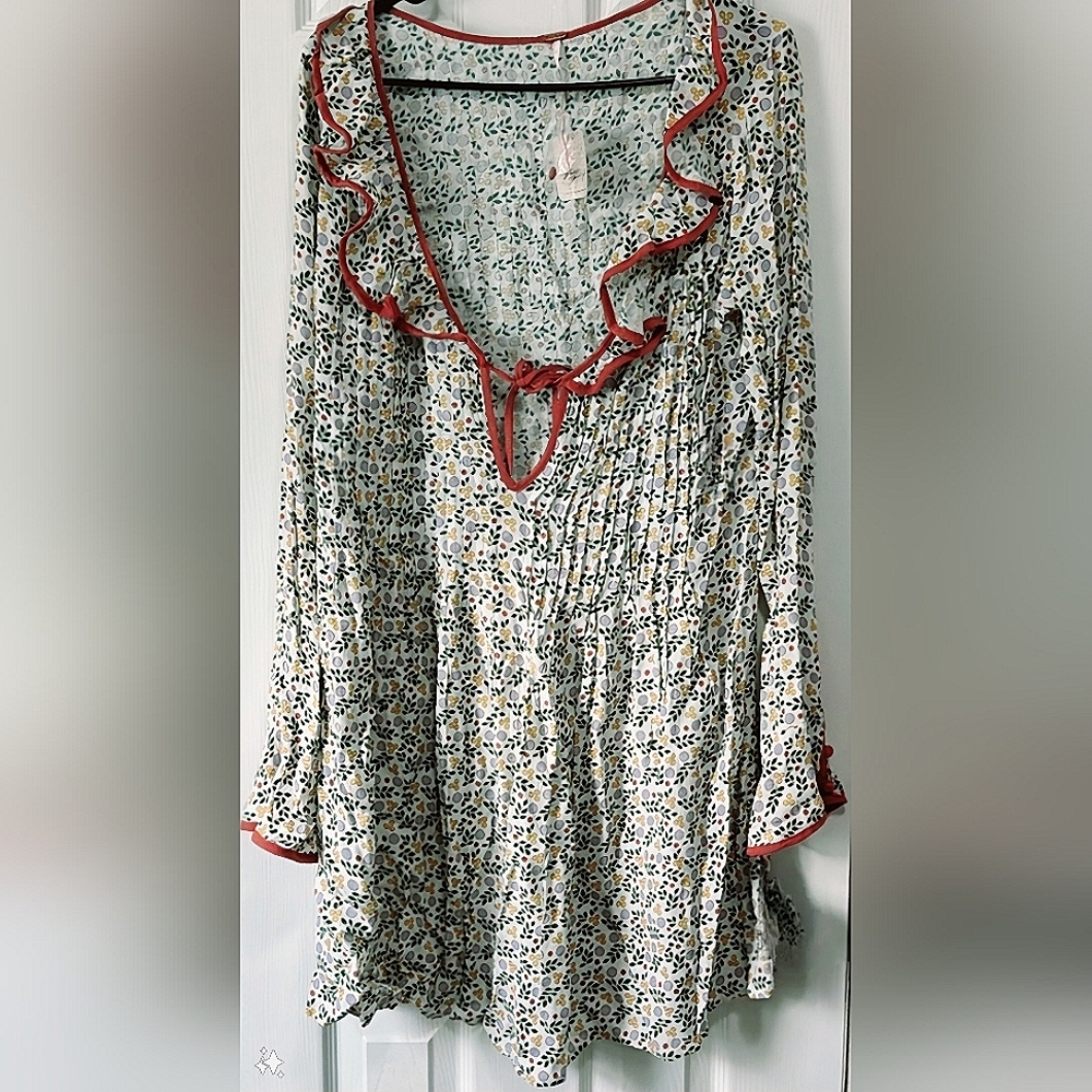 FREE PEOPLE BLOSSOM BABY MINI DRESS, Size Large